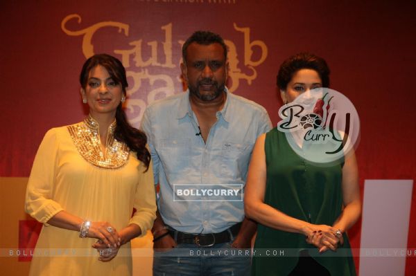 Madhuri Dixit and Juhi Chawla with Director Anubhav Sinha launch BELIEVE - campaign