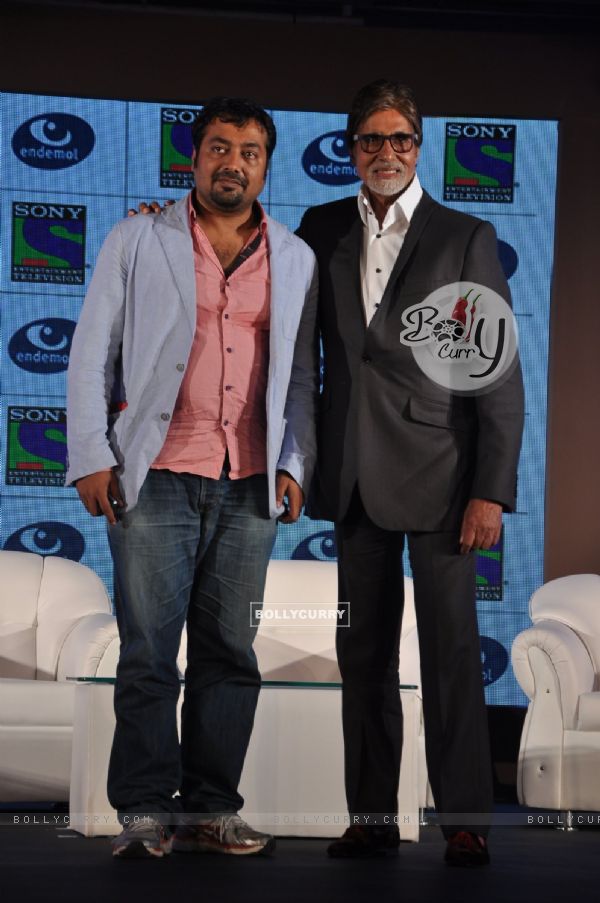 Amitabh Bachchan at the launch of his new 'Fiction Show' for Sony Entertainment Television