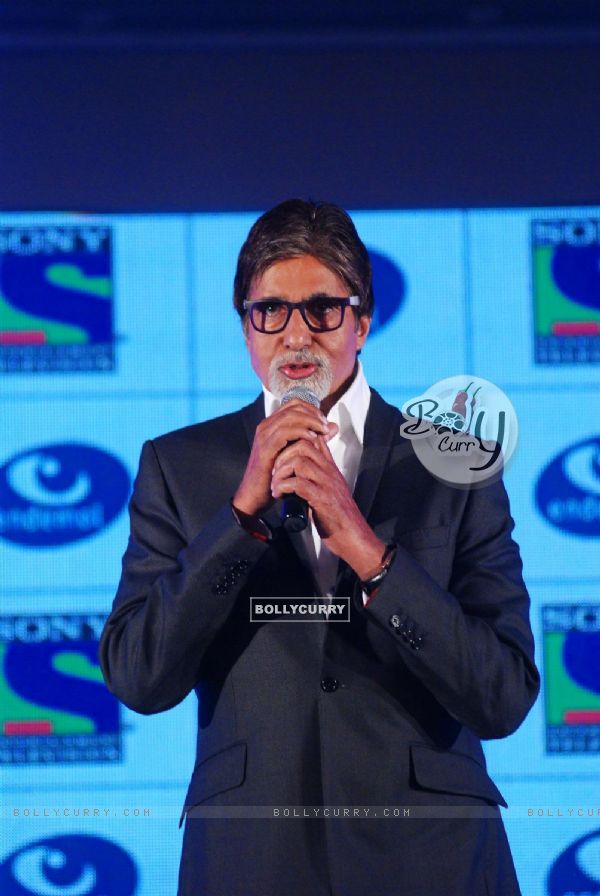 Amitabh Bachchan at the launch of his new 'Fiction Show' for Sony Entertainment Television