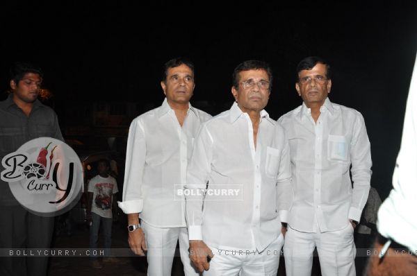 Hussain, Abbas & Mustan Burmawalla at Amisha Patel Birthday Party and Film Shortcut Romeo promotion