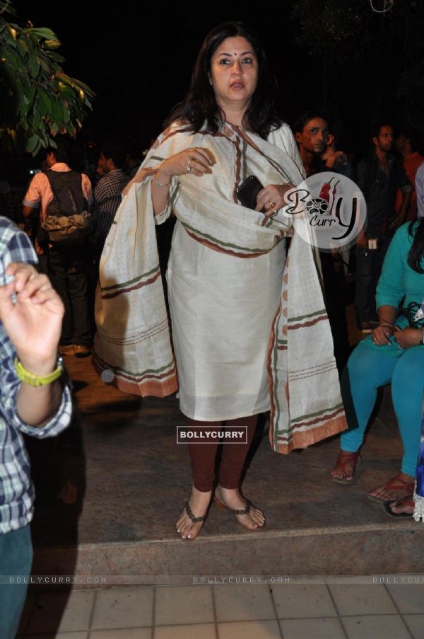 Kunika attend actress Jiah Khan condolence meet in Mumbai