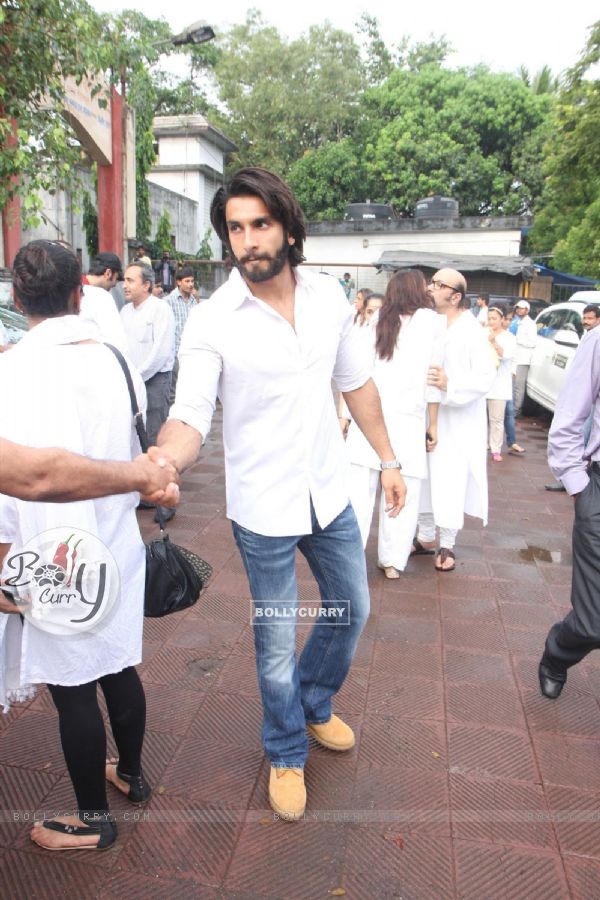 Ranveer Singh attend Priyanka Chopra's father's funeral