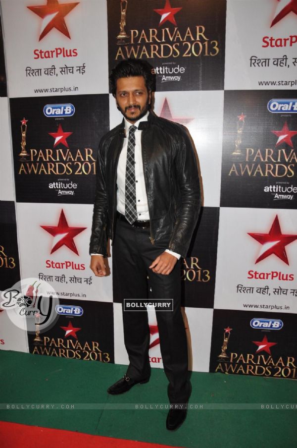 Ritesh Deshmukh at Star Parivaar Awards 2013