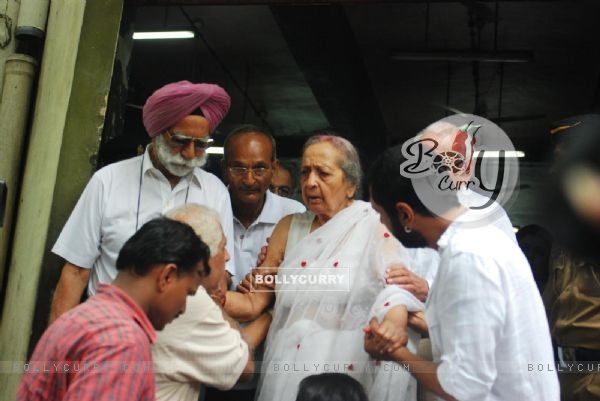 Bollywood Legendary villain Actor Prans cremation