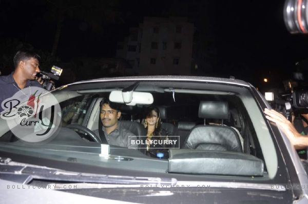 Raveena Tandon arrives at Shahrukh Khan's Grand Eid Party at Mannat