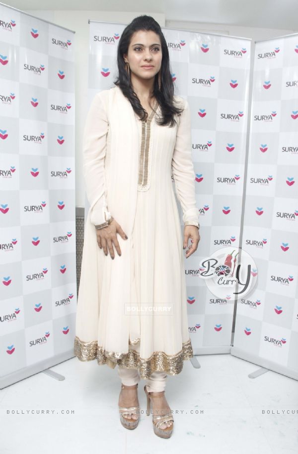 Kajol at the launch of NICU at Surya Child Care Hospital