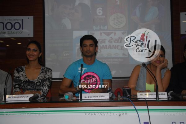 Vaani Kapoor, Sushant Singh Rajput, Parineeti Chopra were seen at the launch