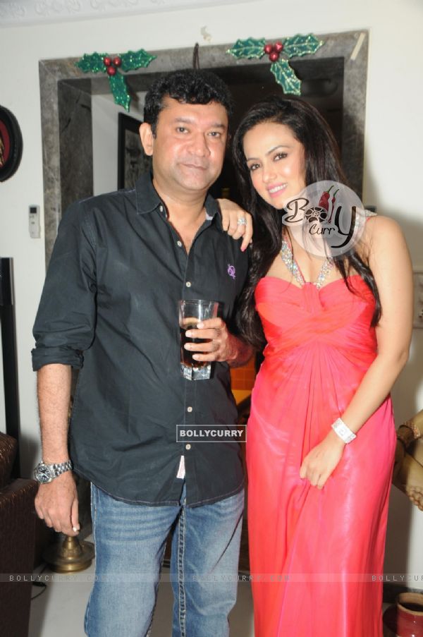 Ken Ghosh was also seen at the party
