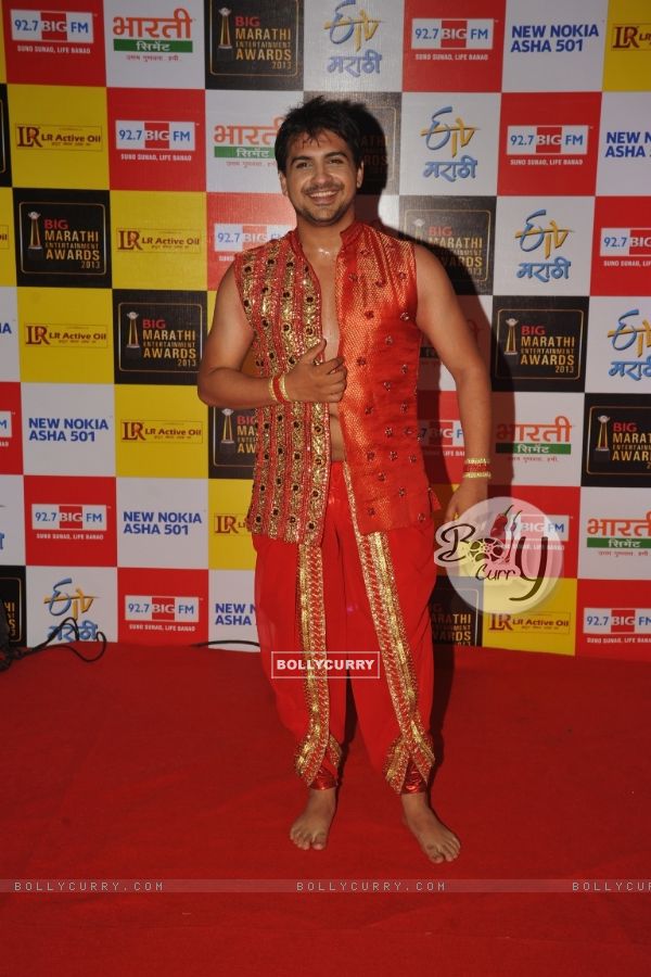 Pushkar Jog at BIG Marathi Entertainment Awards