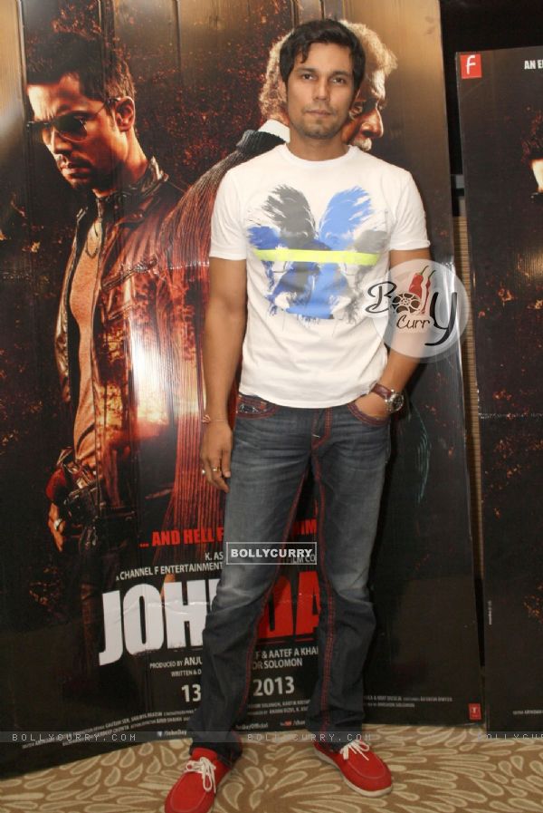 Randeep Hooda at the Press meet for the movie John Day