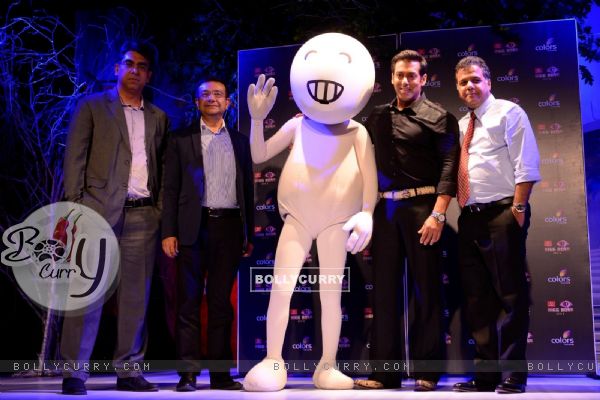 Salman Khan at the BIGG BOSS Season 7 Press Conference with the Vodafone Zoozo