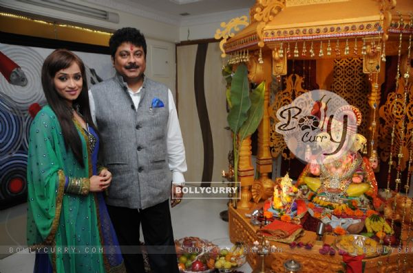 Bharti & Kapil Mehra's DagduShet Ganpati in Mumbai