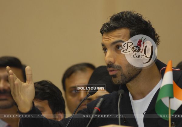 John Abraham at the Veer Bravery Award - a function organized by Anti Terrorist Front