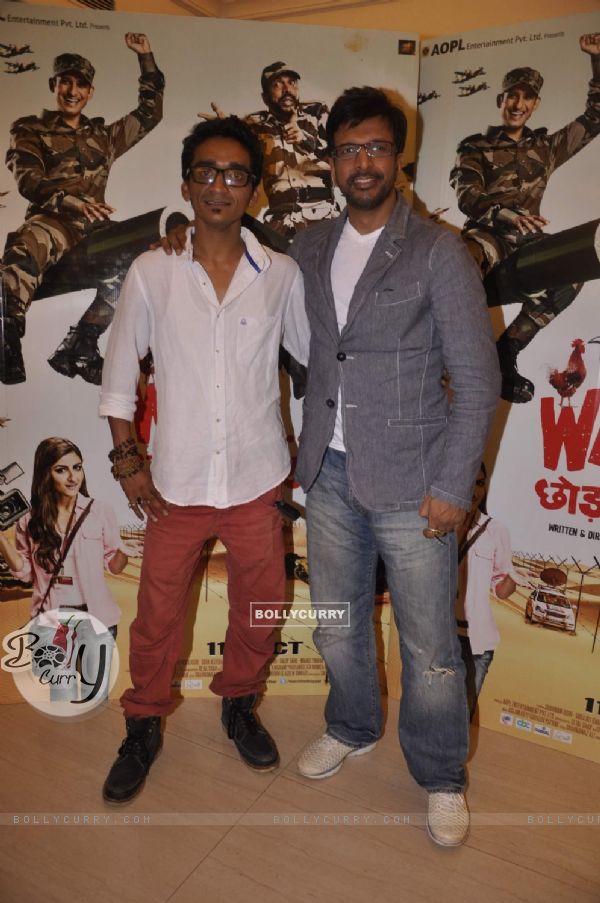 Faraz Hayeder and Javed Jaffery at the Press Conference of comedy film 'War Chhod Na Yaar'