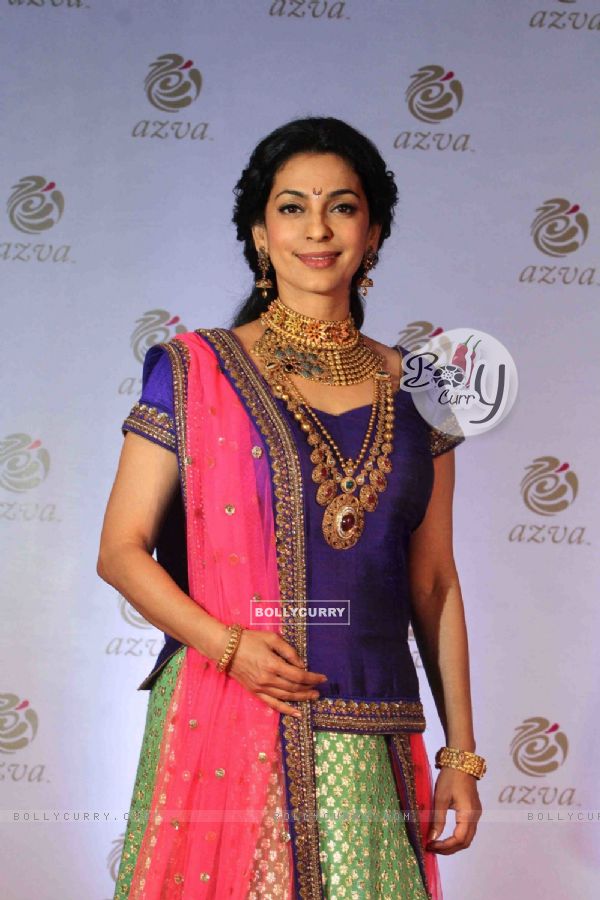 Juhi Chawla As The Guest Of Honour At Azva Jewellery Launch