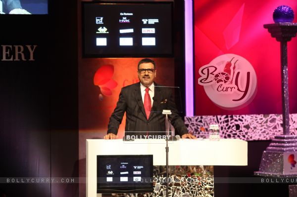 At GJEPC's 40th awards - Boman Irani addressing the audience
