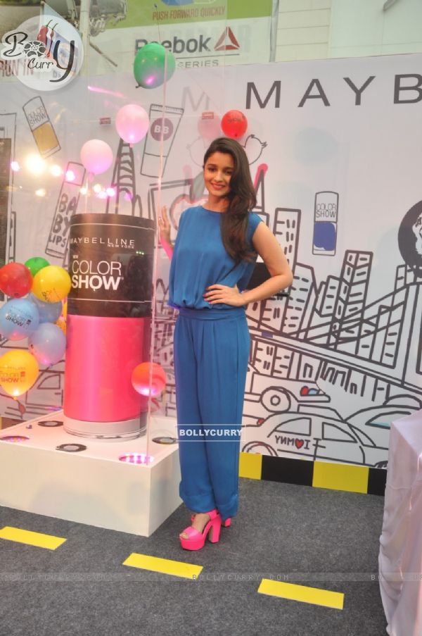 Alia Bhatt launches 'Color Show' by Maybelline NY