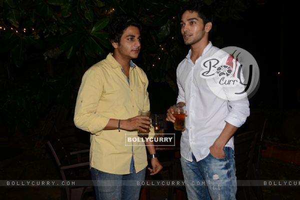 Nirav Soni and Harsh Rajput at Roopal Tyagi's Birthday Party