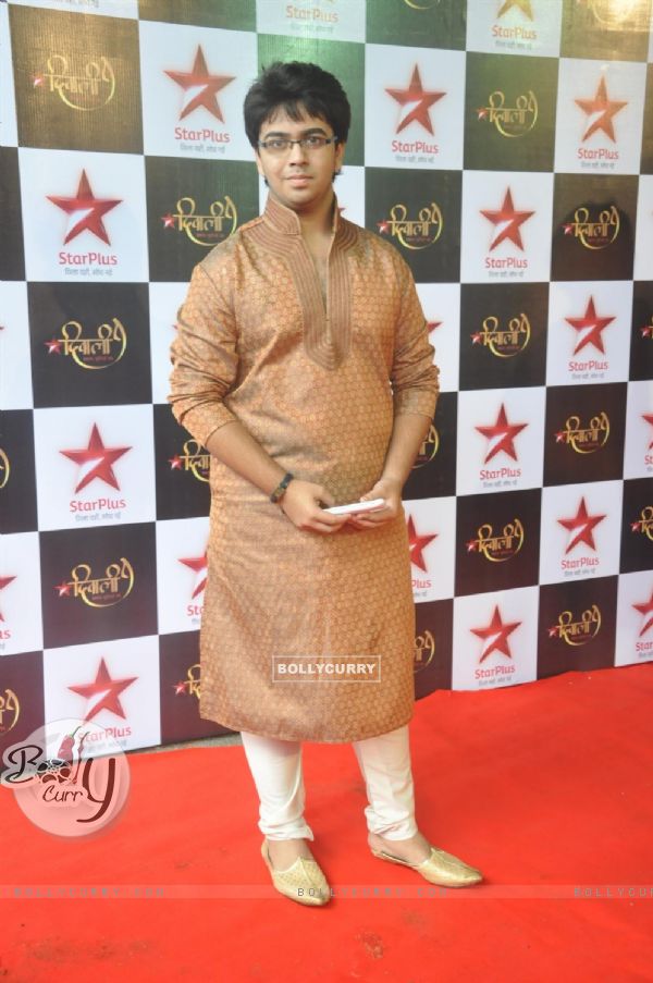 Aman Sharma at the Star Plus Diwali TV show