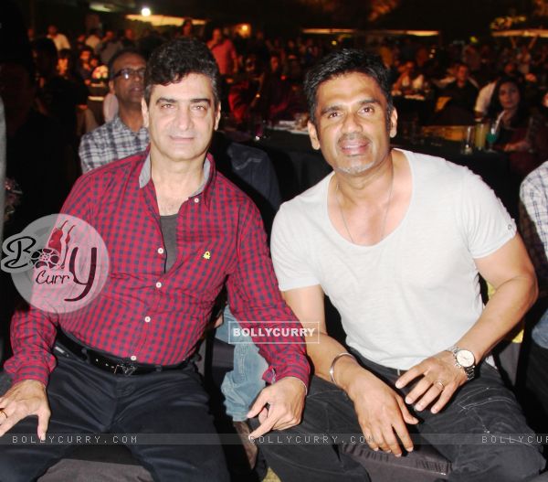 Indra Kumar and Suniel Shetty at the Satya 2 Theme Party (300212)