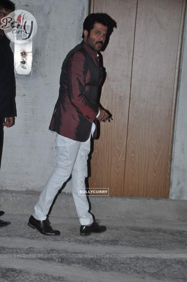 Anil Kapoor was seen coming in for Aamir Khan's Diwali Bash