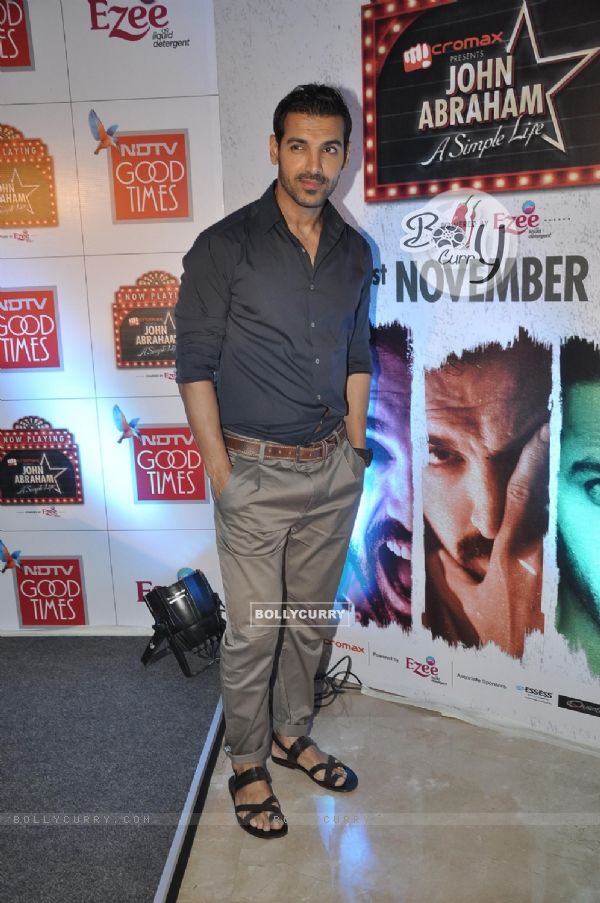 NDTV Good Times announces the launch of John Abraham - A Simple Life