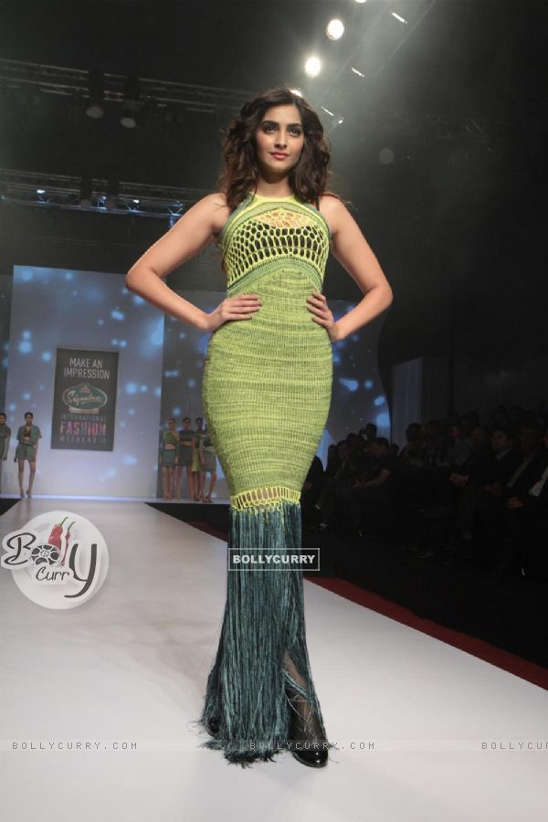 Sonam Kapoor at Signature International Fashion Week End