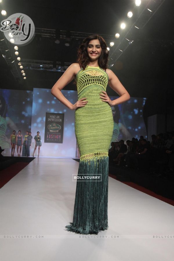 Sonam Kapoor at Signature International Fashion Week End