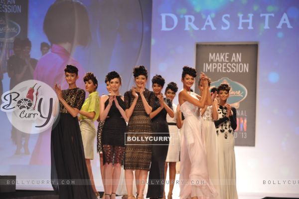 Diana Penty showstopper for Drashta at Signature International Fashion Week in Mumbai