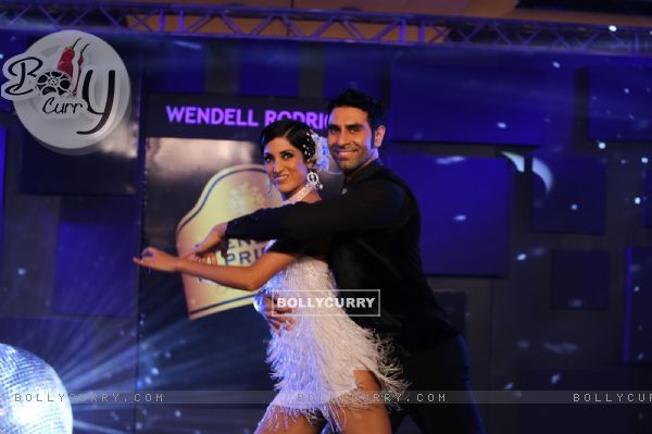 sandip Soparkar and Jessy Randhawa perform at the Blenders Pride Fashion Tour