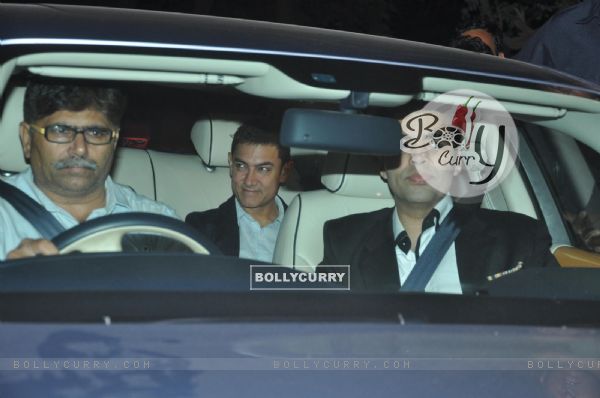 Aamir Khan and Karan Johar were seen together for Sachin Tendulkar's Grand Party