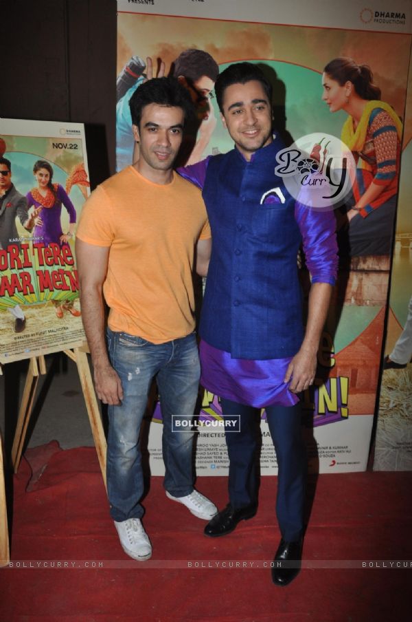 Punit Malhotra and Imran Khan during the promotions of Gori Tere Pyaar Main Promotions