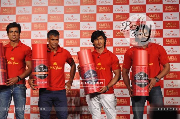 The "Mantastic" men at the Launch of the Old Spice deodorant