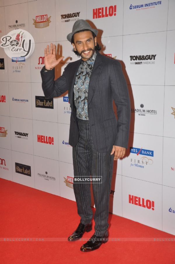 Ranveer Singh at the Hello Hall Of Fame Awards 2013