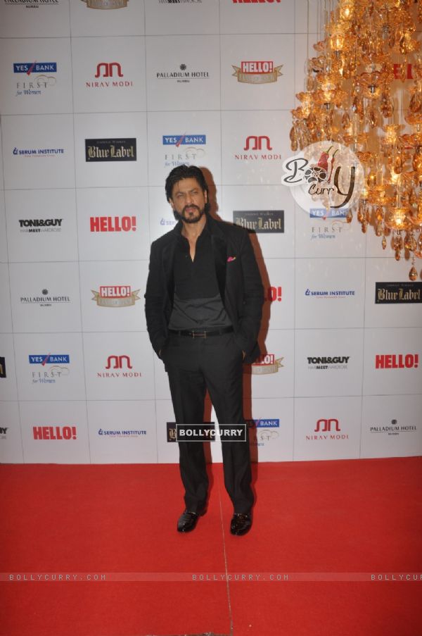 The King Khan at the Hello Hall Of Fame Awards 2013