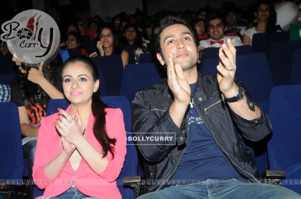 Ariana Ayam and Adhyayan Suman during the Promotions of the film - Heartless at the Jai Hind college