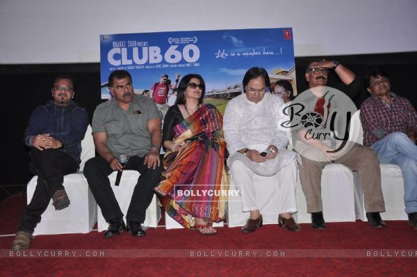 The entire cast of the film at the Press conference of the film Club 60 (305215)