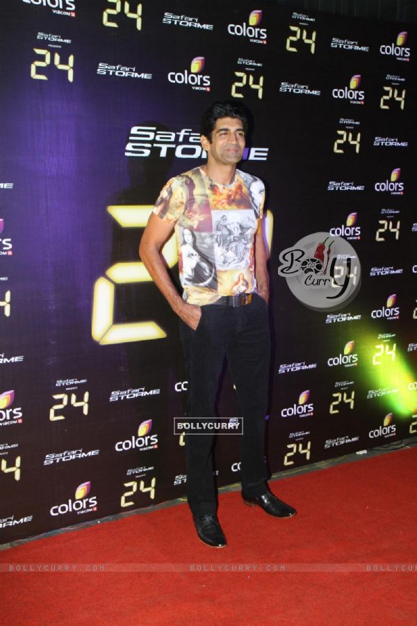 Rahul Singh poses at the Success party of TV show 24