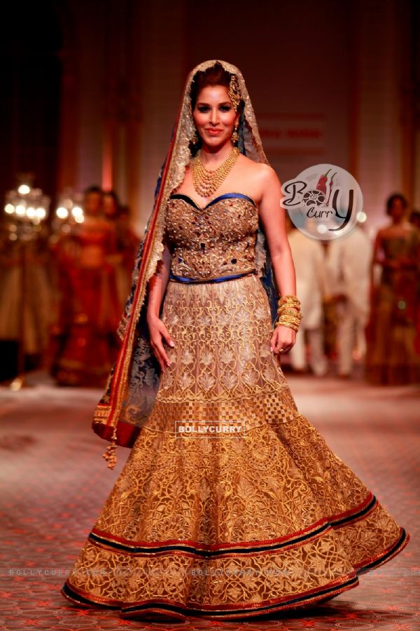 Sophie Chowdhary was seen at the Aamby Valley India Bridal Fashion Week - Day 5