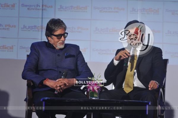 Amitabh Bachchan at the Launch of Justdial search plus engine