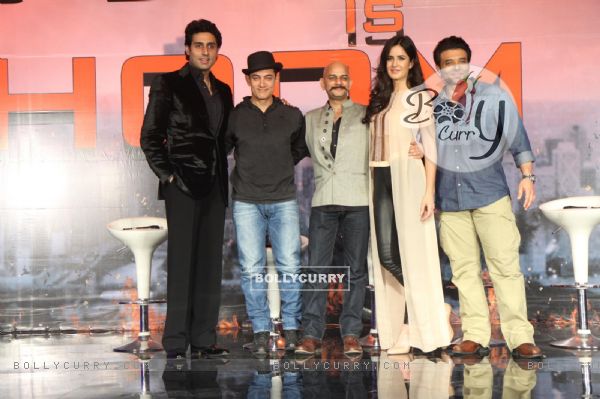 The cast of Dhoom 3 at the Press Conference (306163)