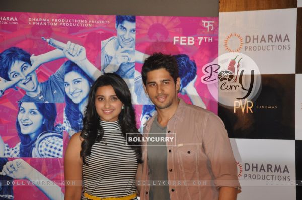 Parineeti and Sidharth at the First Look of 'Hasee Toh Phasee' (306480)