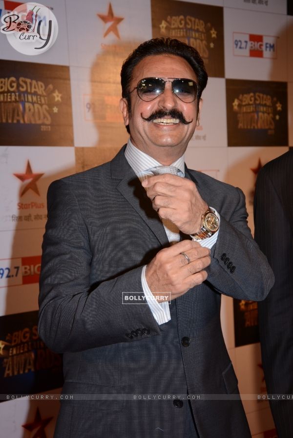 Gulshan Grover was seen at the 4th BIG Star Entertainment Awards