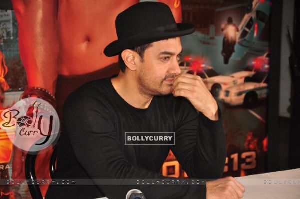 Aamir Khan at Dhoom 3 Press Conference