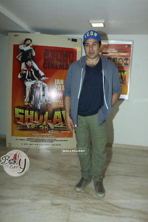 Sunny Deol was at the Special Screening of Sholay 3D