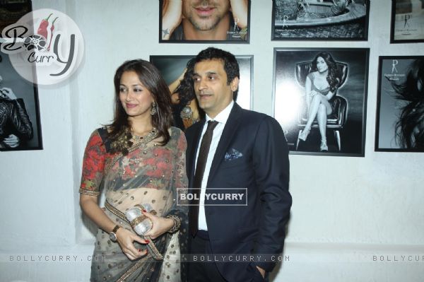 Gayatri Joshi and her husband were at Dabboo Ratnani's 2014 Calendar launch