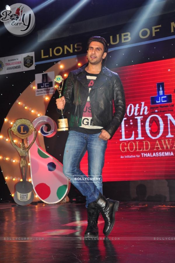 Ranveer Singh at the 20th Lions Gold Awards