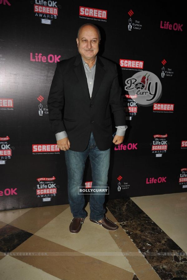Anupam Kher was seen at the 'Life Ok Screen Awards' Nomination Party