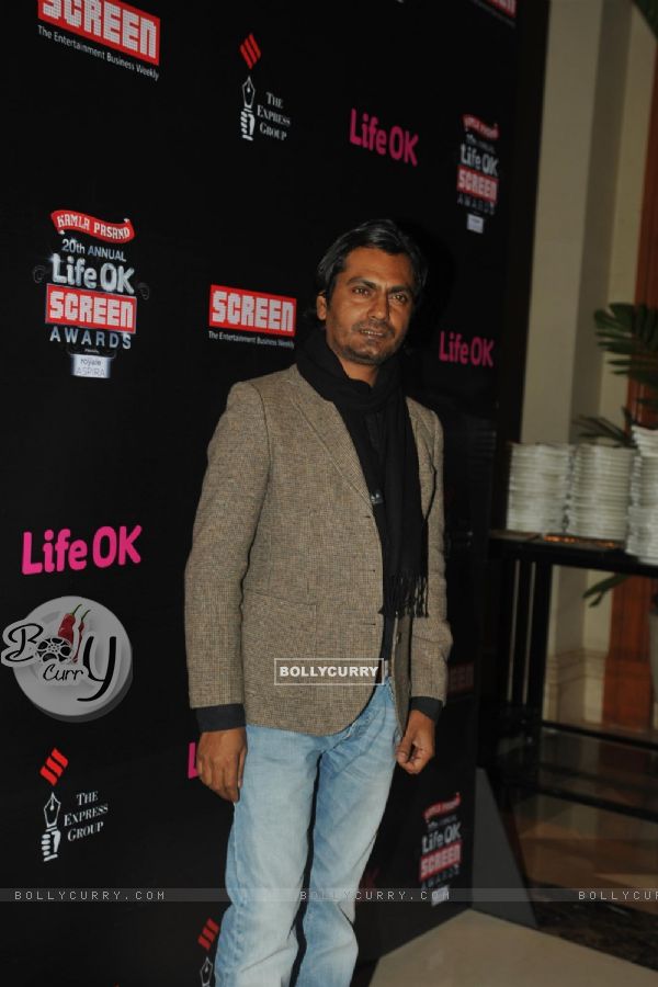 Nawazuddin Siddiqui was at the 'Life Ok Screen Awards' Nomination Party