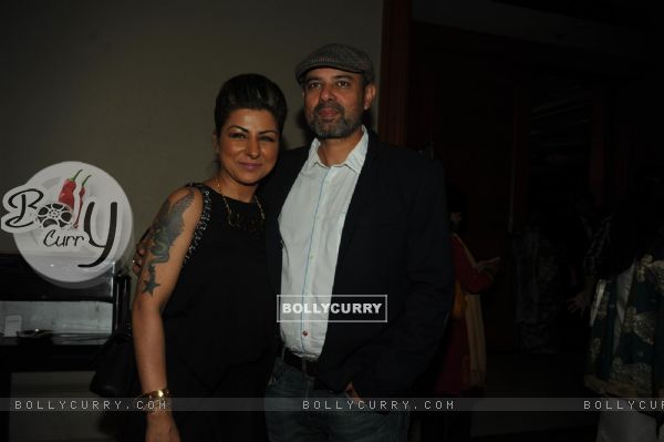 Hard Kaur and Atul Agnihotri at the 'Life Ok Screen Awards' Nomination Party